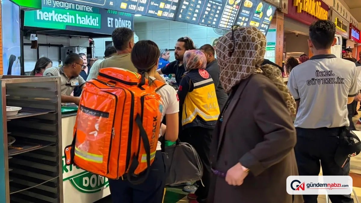 Konya'da AVM'deki dönercuda bıçaklı kavga: 1 yaralı