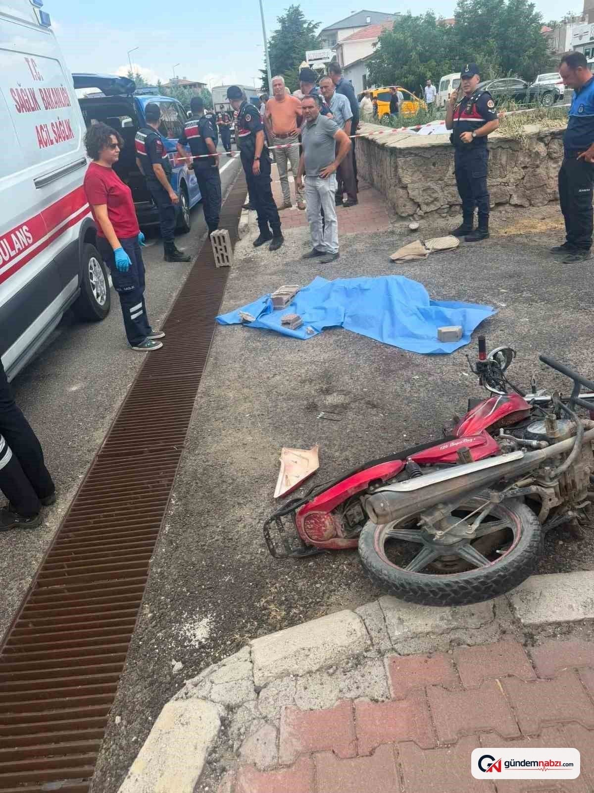 Nevşehir'de 13 yaşındaki motosiklet sürücüsü kaza sonucu hayatını kaybetti