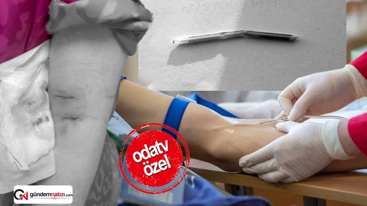 Konya'da hastanede kan alma işlemi sırasında iğne kırıldı