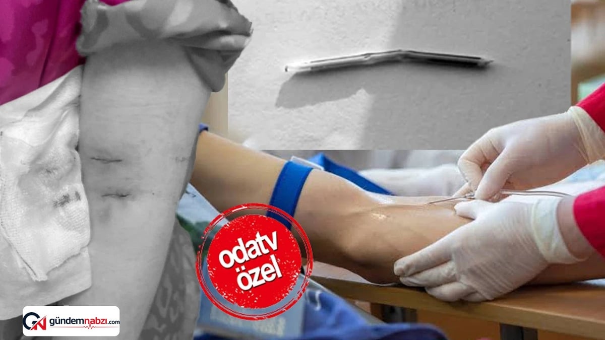 Konya'da hastanede kan alma işlemi sırasında iğne kırıldı