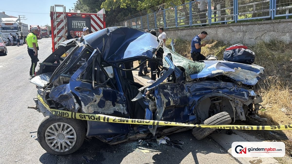 Eskişehir'de zincirleme kaza: 1 ölü, 2 yaralı