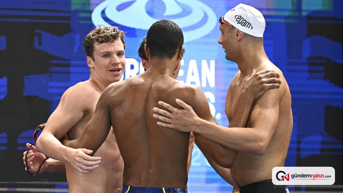 Fransa, 4x200m serbestte gümüş madalya kazandı