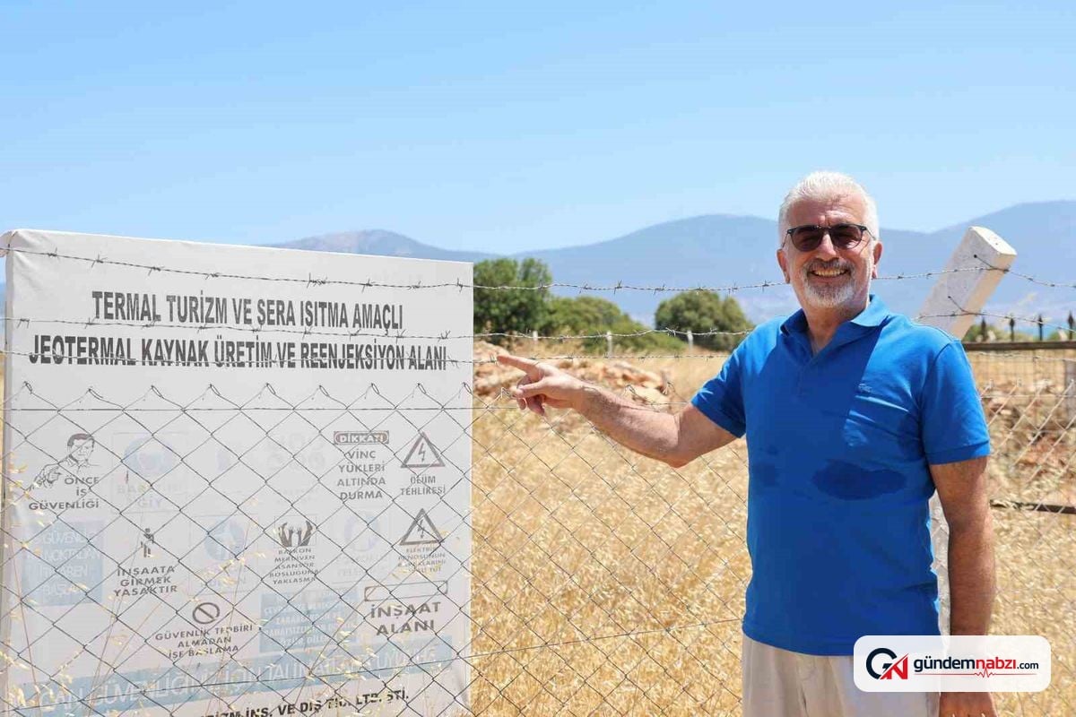 Aydın'da jeoloji mühendisinin 5 yıllık sondajı termal su çıkardı