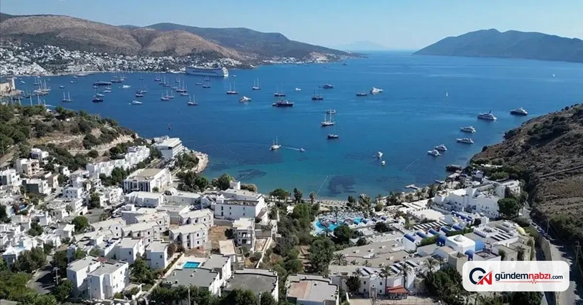 Bodrum'a 7 ayda 549 bin 500 yabancı turist geldi