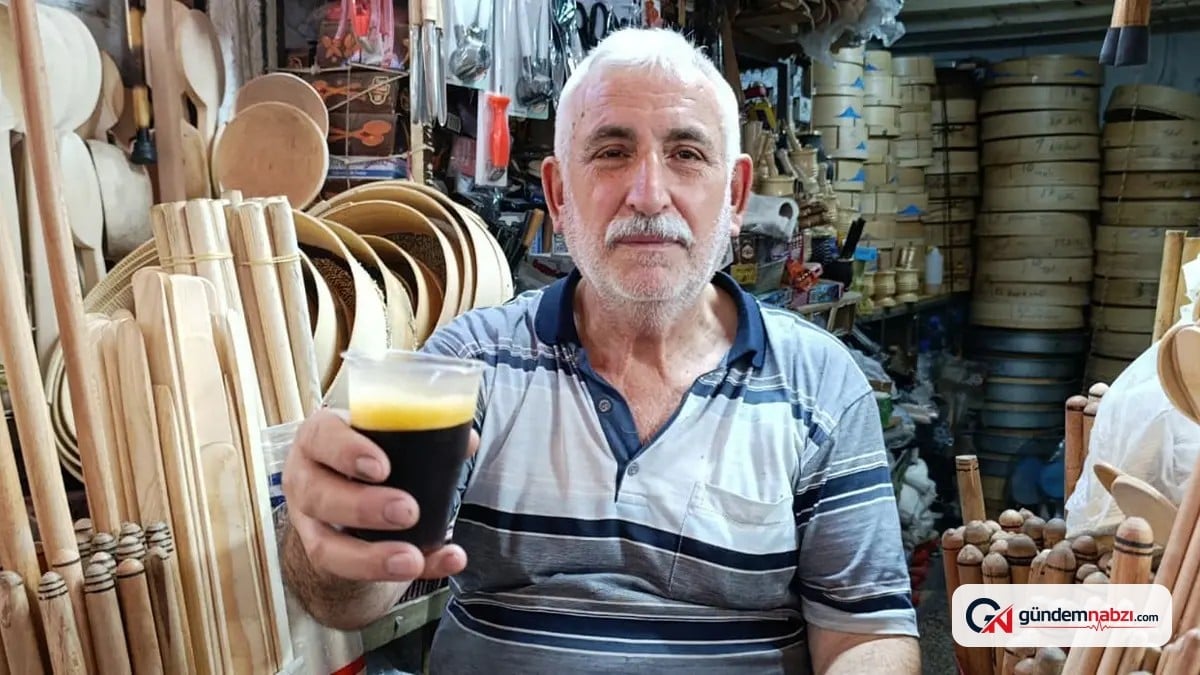 15 dakikada demlenen meyan şerbeti Kahramanmaraş'ın milli içeceği