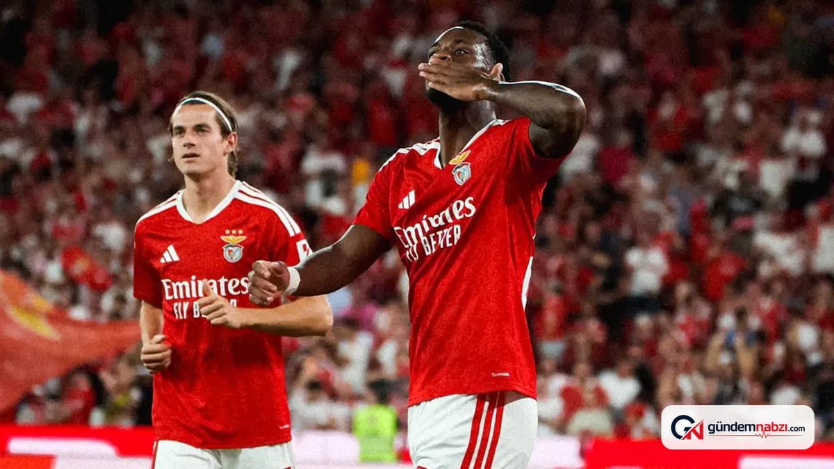 Benfica, UEFA Avrupa Ligi'nde Hearts'ı 6-1 mağlup etti