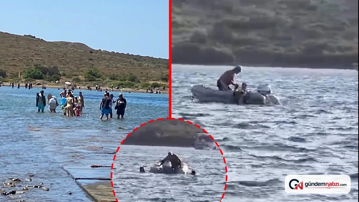Balıkesir Ayvalık’ta Tatil kabusa döndü: Boğulma tehlikesi yaşandı