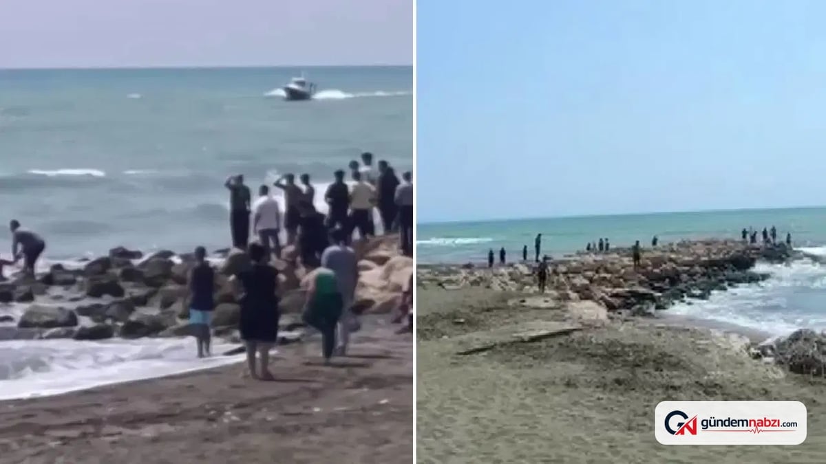 Hatay'da dalgalara kapılan çocuklardan 2'si kurtarıldı, biri kayboldu