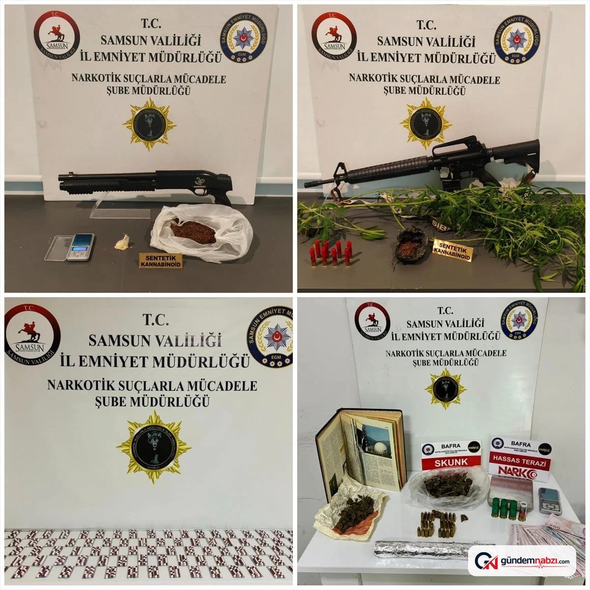 Samsun'da uyuşturucu operasyonu: 7 kişi tutuklandı