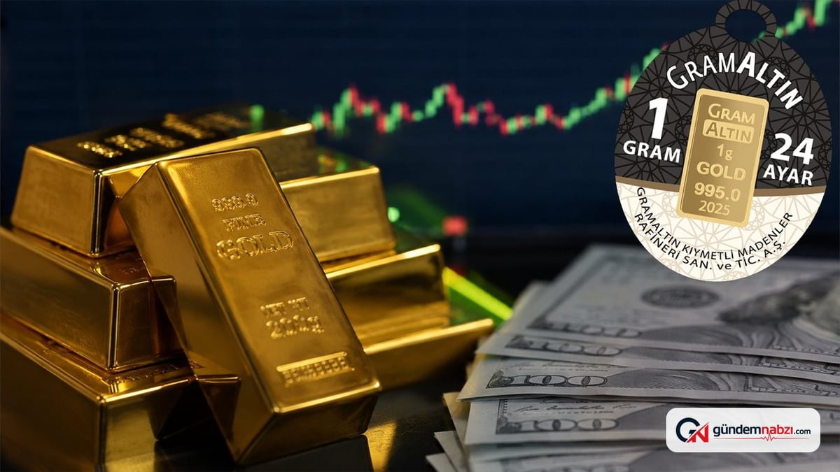 Gram altın fiyatında 200 TL düşüş, ons altın 4.315 dolara geriledi