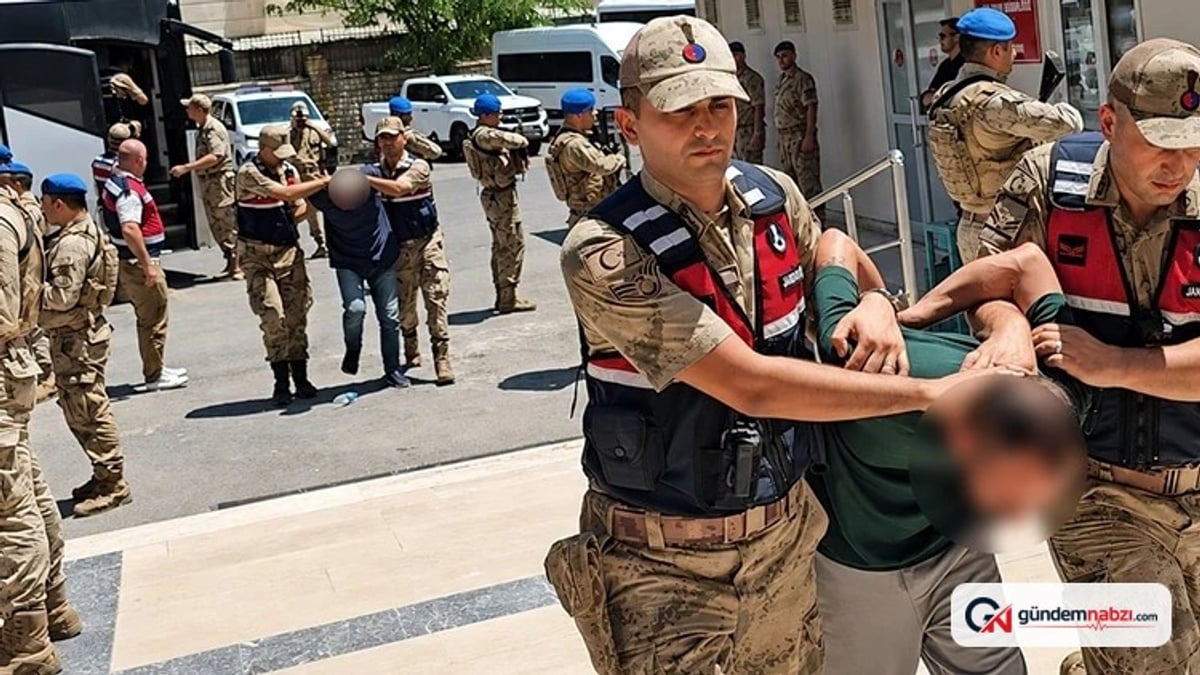 Şanlıurfa'da sahte kontrol noktasıyla altın soygunu: 9 şüpheli adliyede
