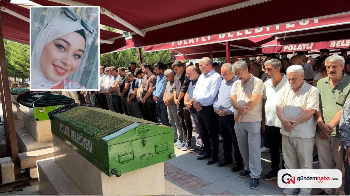 Ankara'da Kaza sonucu hayatını kaybeden Medine öğretmen toprağa verildi