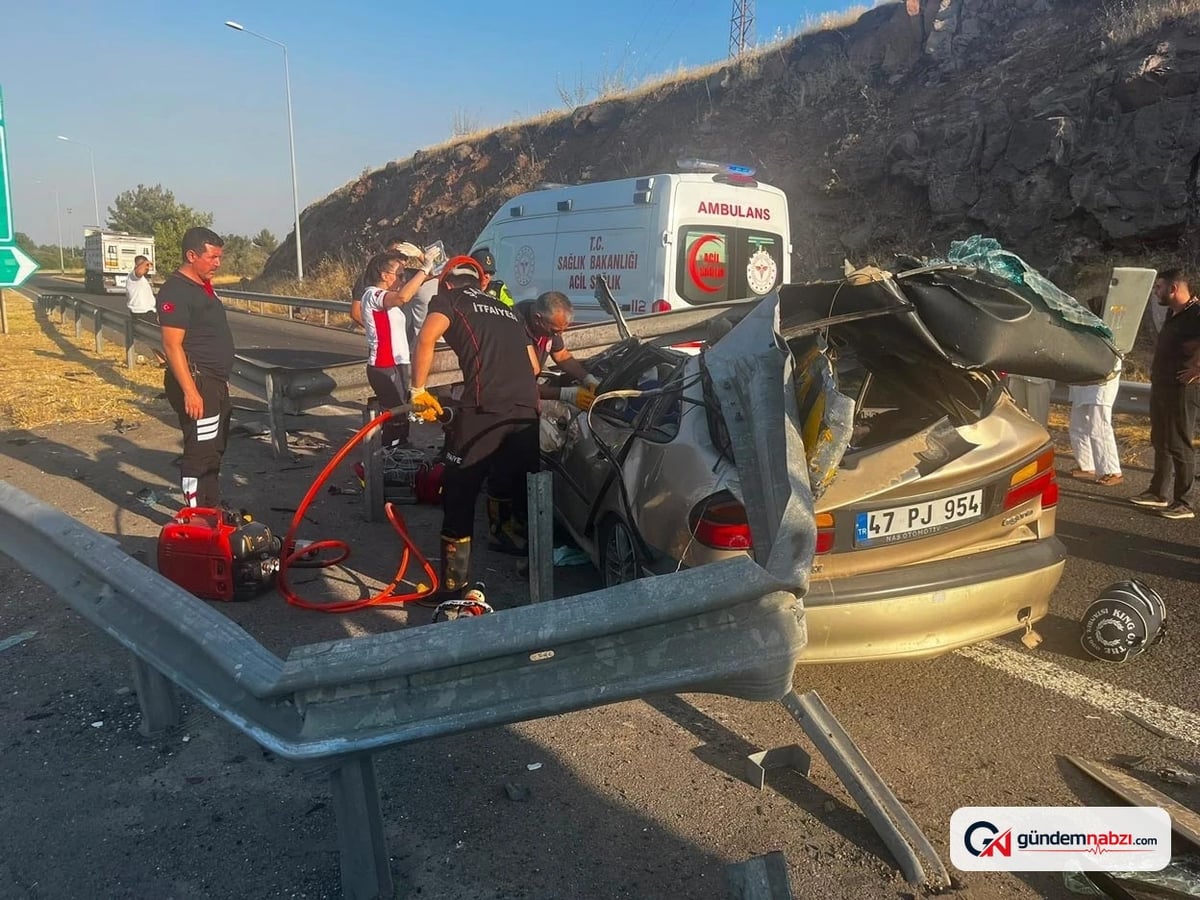 Şanlıurfa'da feci kaza: 1 ölü, 1 yaralı