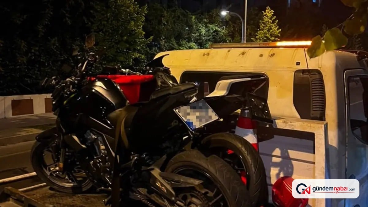 İstanbul Başakşehir'de motosikletliye 310 bin lira ceza