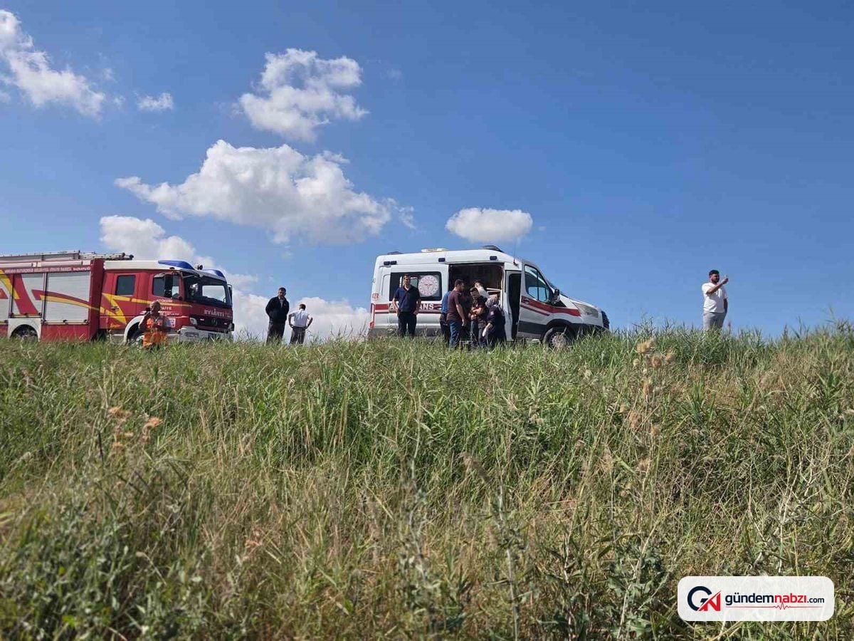 Ankara'da iki otomobil uçuruma yuvarlandı, 5 kişi yaralandı