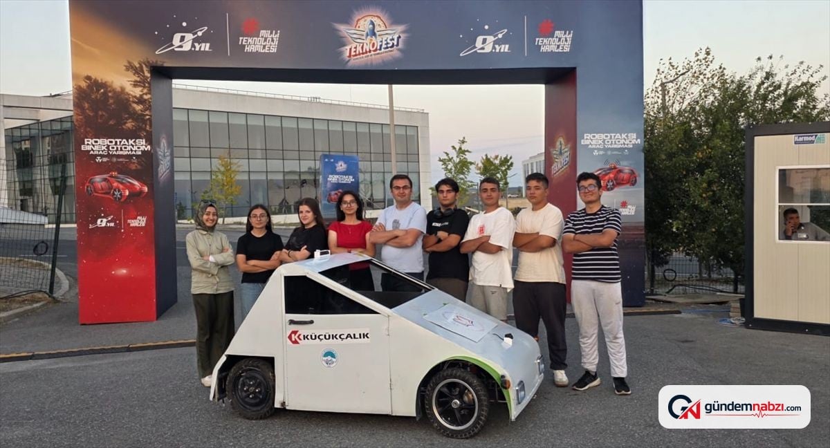Kayseri Lisesi TEKNOFEST finaline otonom araçla katıldı