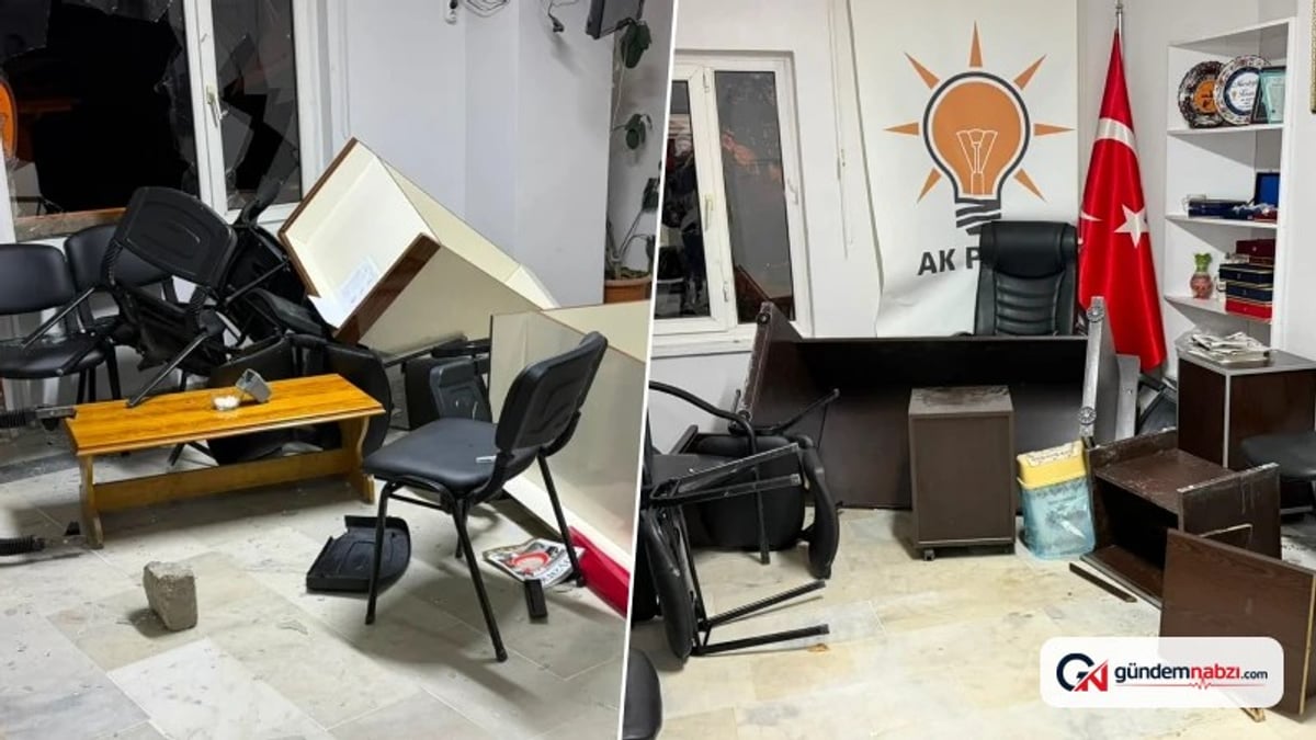 AK Parti Emet İlçe Başkanlığı binasına saldırı gerçekleştirildi