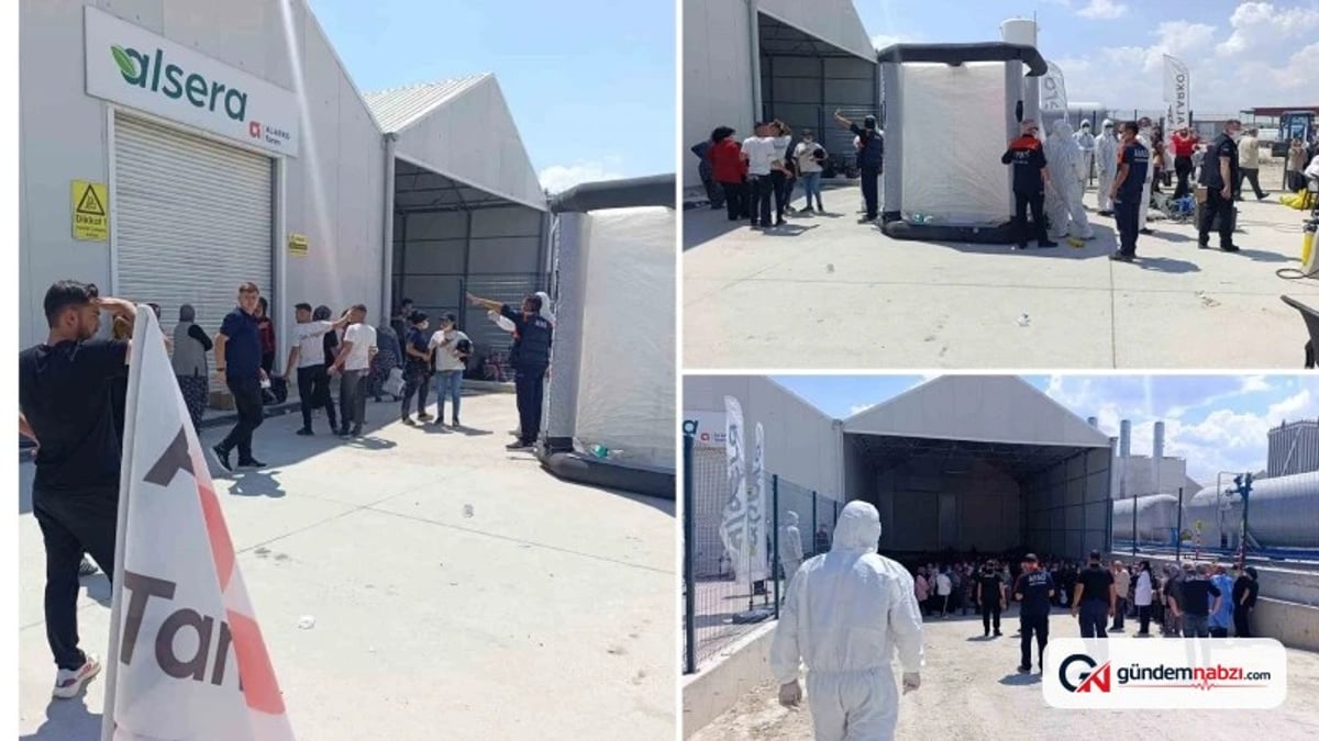 Afyonkarahisar'da Domates serasında zehirlenme: 10 çalışan hastaneye kaldırıldı
