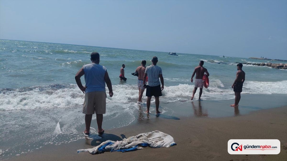 Hatay'da denizde kaybolan çocuk için arama çalışması başlatıldı