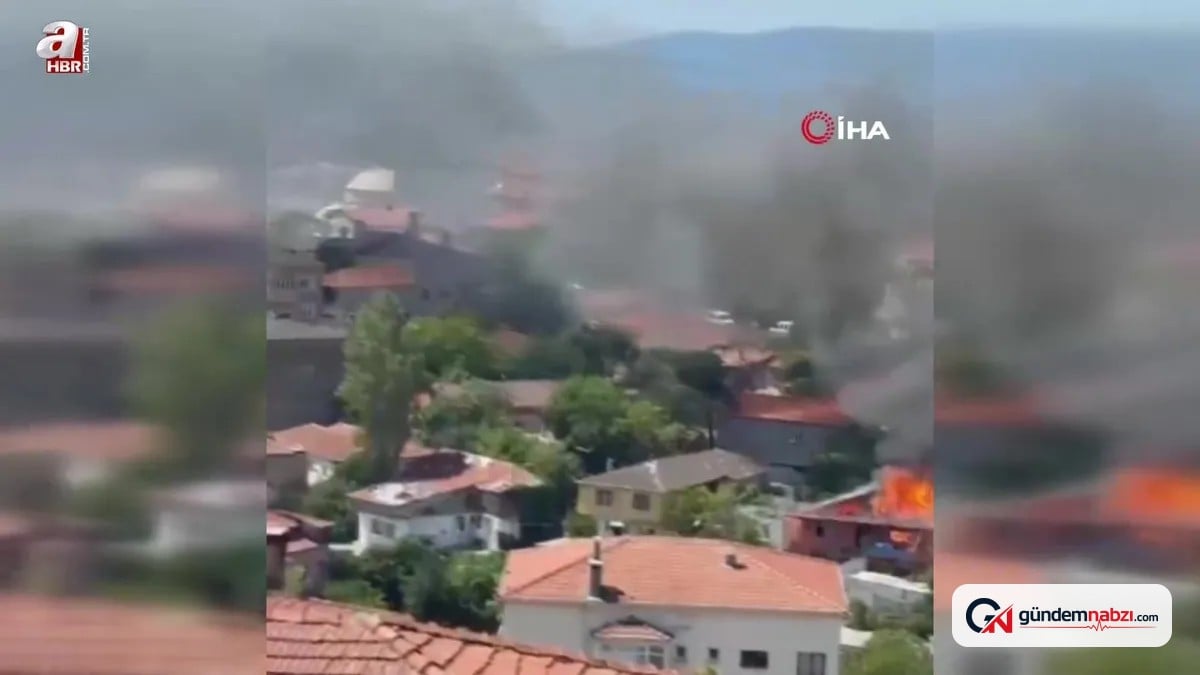 İstanbul Pendik'te metruk evde çıkan yangın yan binaya sıçradı