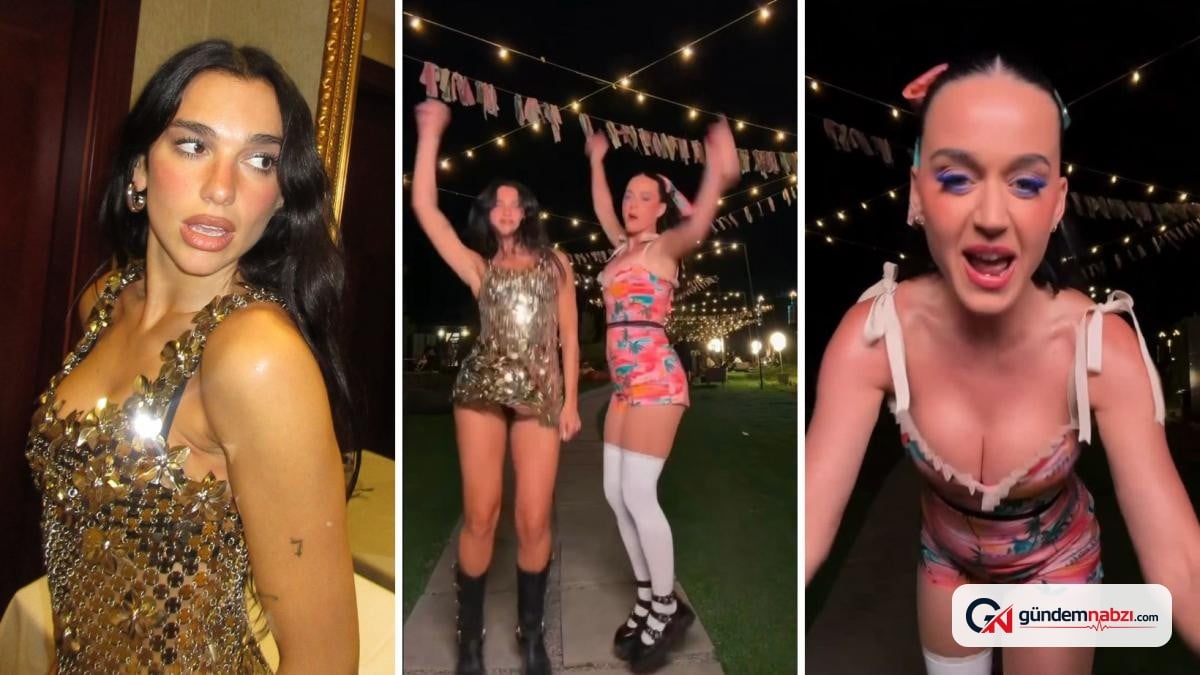 Dua Lipa ve Katy Perry'den sosyal medyada viral olan anlar
