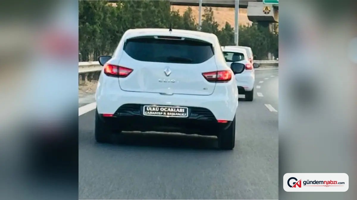 Gaziantep'teki plakaya ceza kesildi