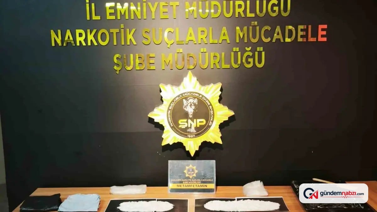 Şanlıurfa'da 3 kilo uyuşturucu ele geçirildi