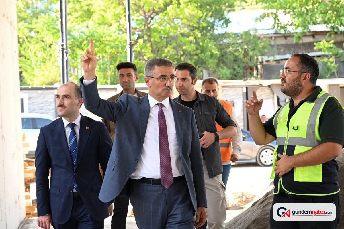 Vali Baruş, Oltu'daki projeleri yerinde inceledi