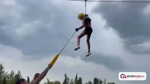 Köprülü Kanyon'da zipline'da asılı kalan çocuk kurtarıldı