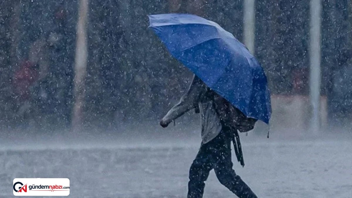 Meteoroloji'den sağanak ve kuvvetli rüzgar uyarısı