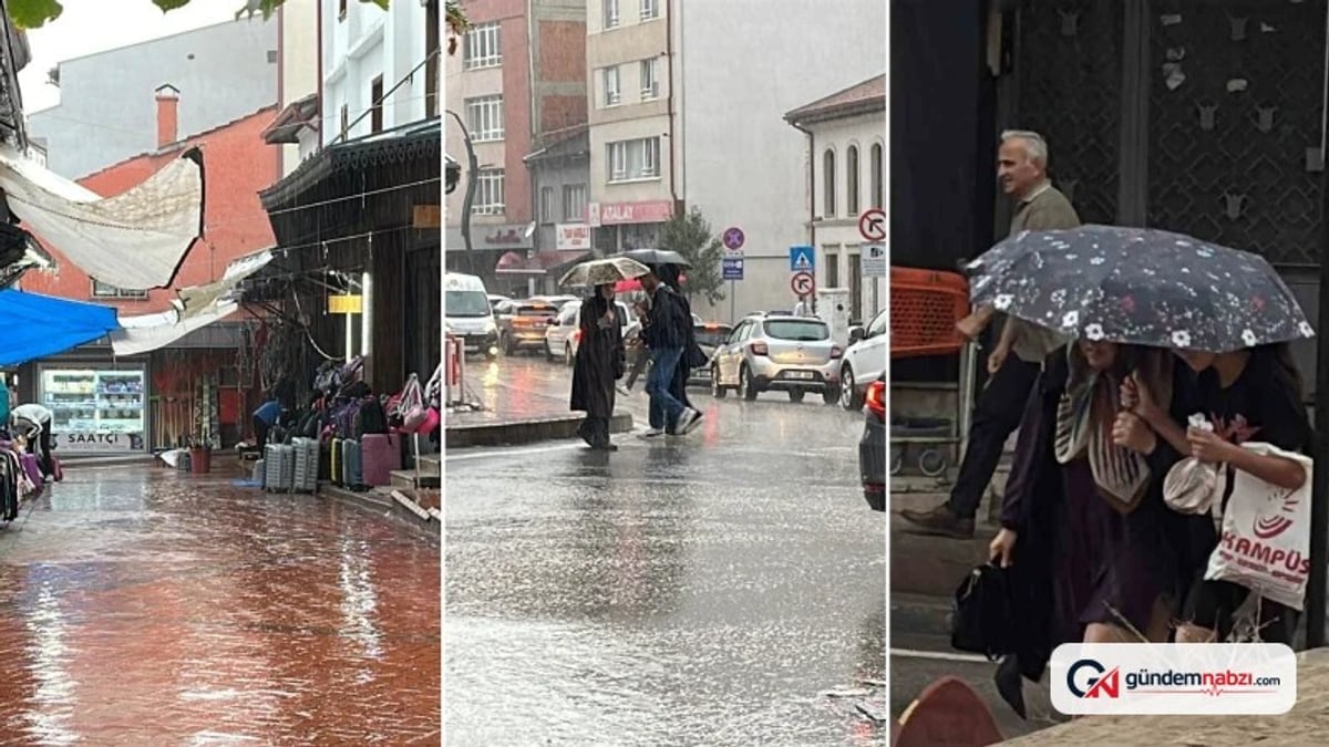 Bolu'da sıcaklık 30 dereceden 15 dereceye düştü