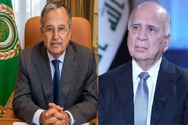 Irak Dışişleri Bakanı, Arap Birliği Genel Sekreteri ile görüştü