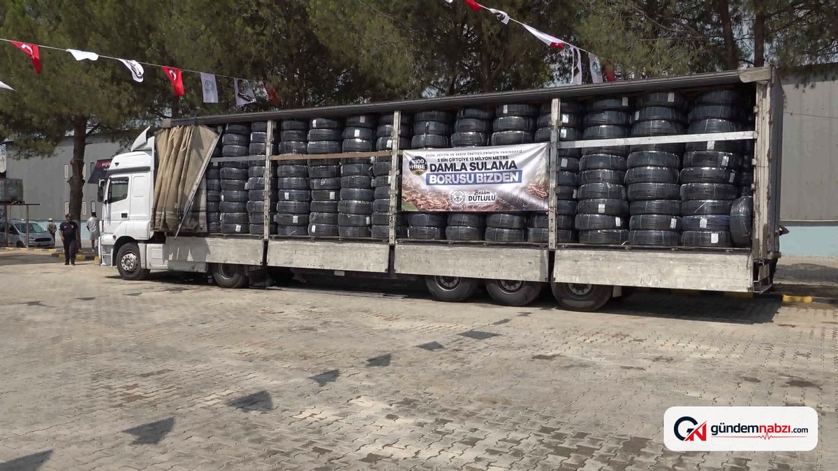 Manisa'da çiftçilere 13,2 milyon liralık damla sulama desteği