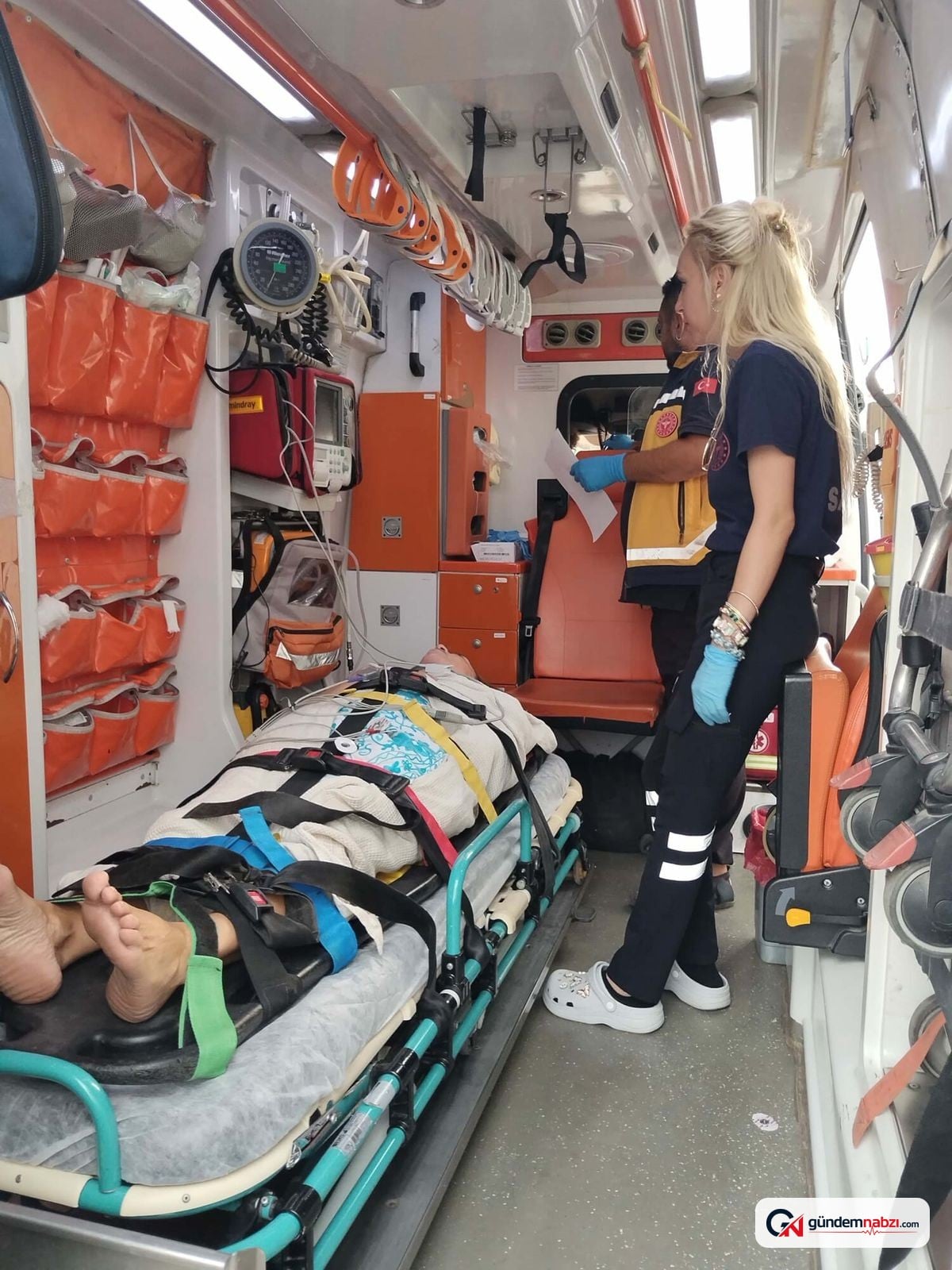 Muğla Bodrum'da teknede yaralanan Amerikalı turist hastaneye kaldırıldı
