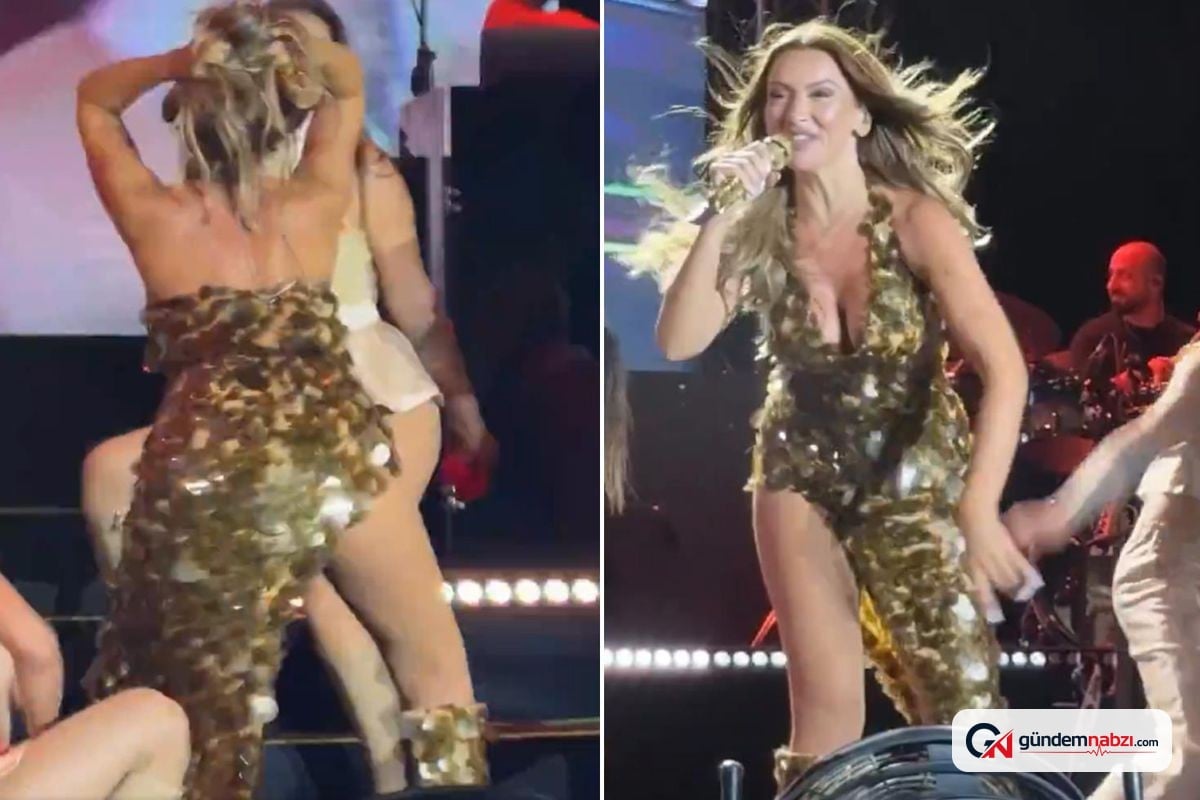 Hadise, Kuşadası sahnesinde coştu