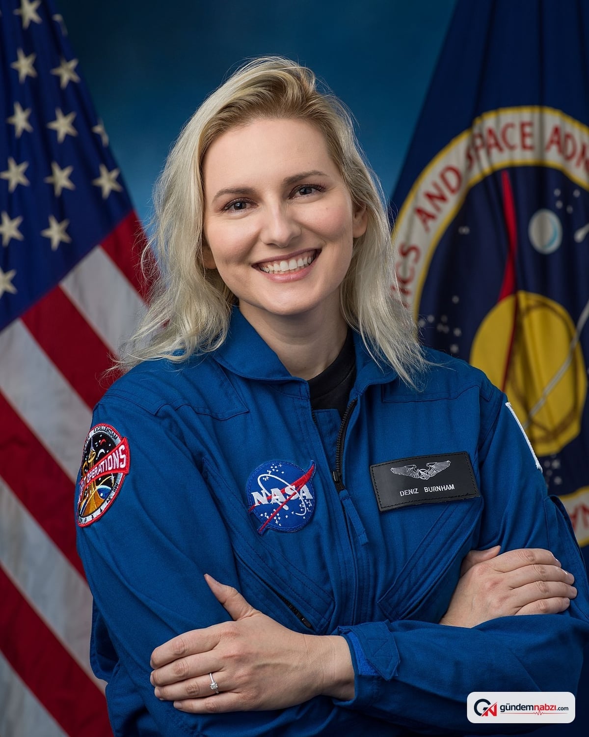 Astronot Deniz Burnham 2027'de uzaya gidecek