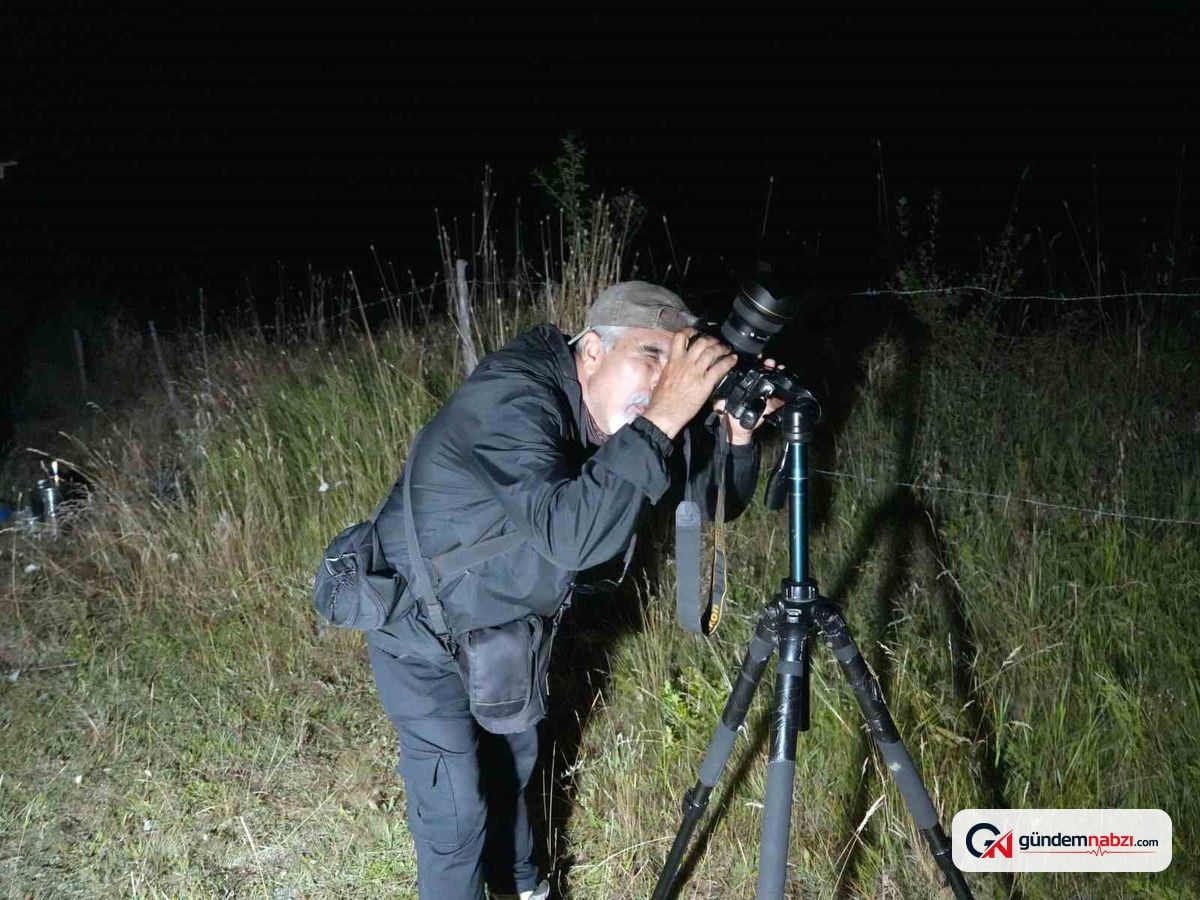 Kastamonu'da Perseid meteor yağmuru, gökyüzü meraklılarına görsel bir şölen sundu