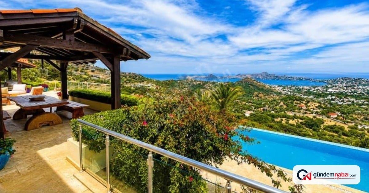 Muğla Bodrum'daki konak 10 milyon 240 bin dolara satışta