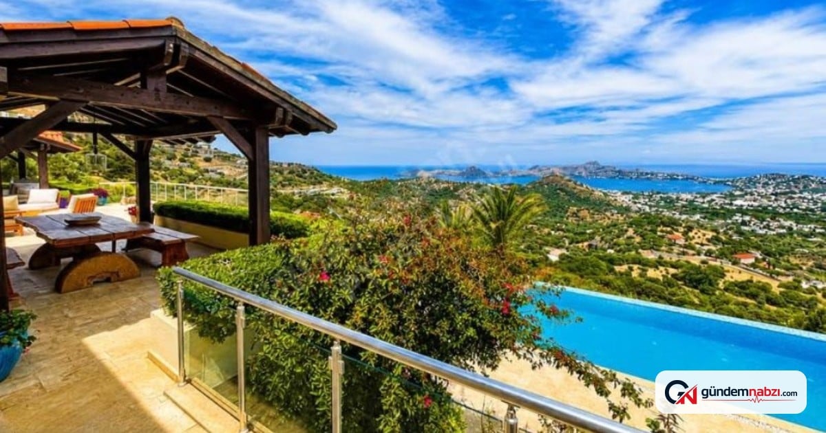 Muğla Bodrum'daki konak 10 milyon 240 bin dolara satışta
