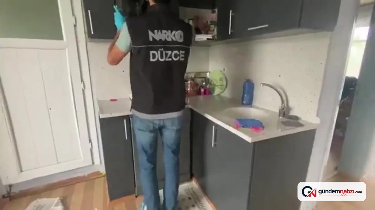 Düzce'de narkotik suçlarla mücadele kapsamında 42 olay gerçekleşti