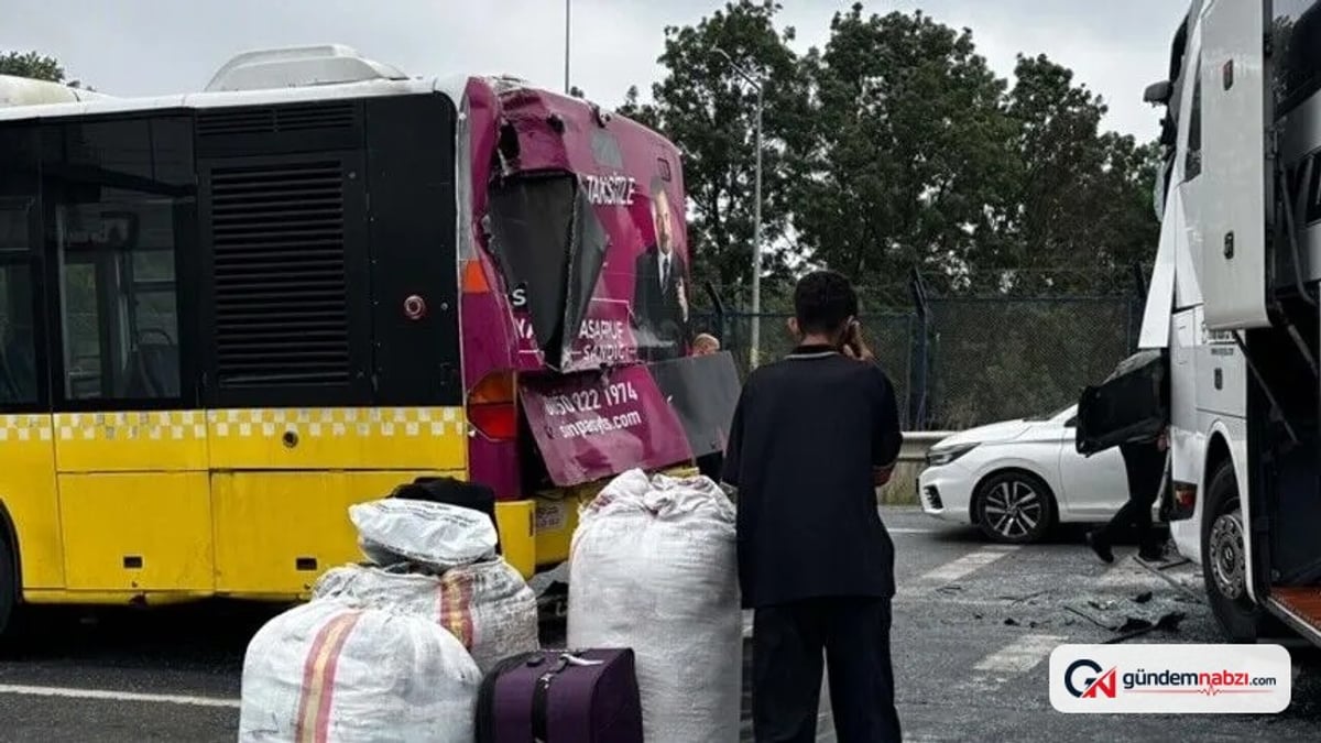 İstanbul Başakşehir'de otobüs kazası: 4 yaralı