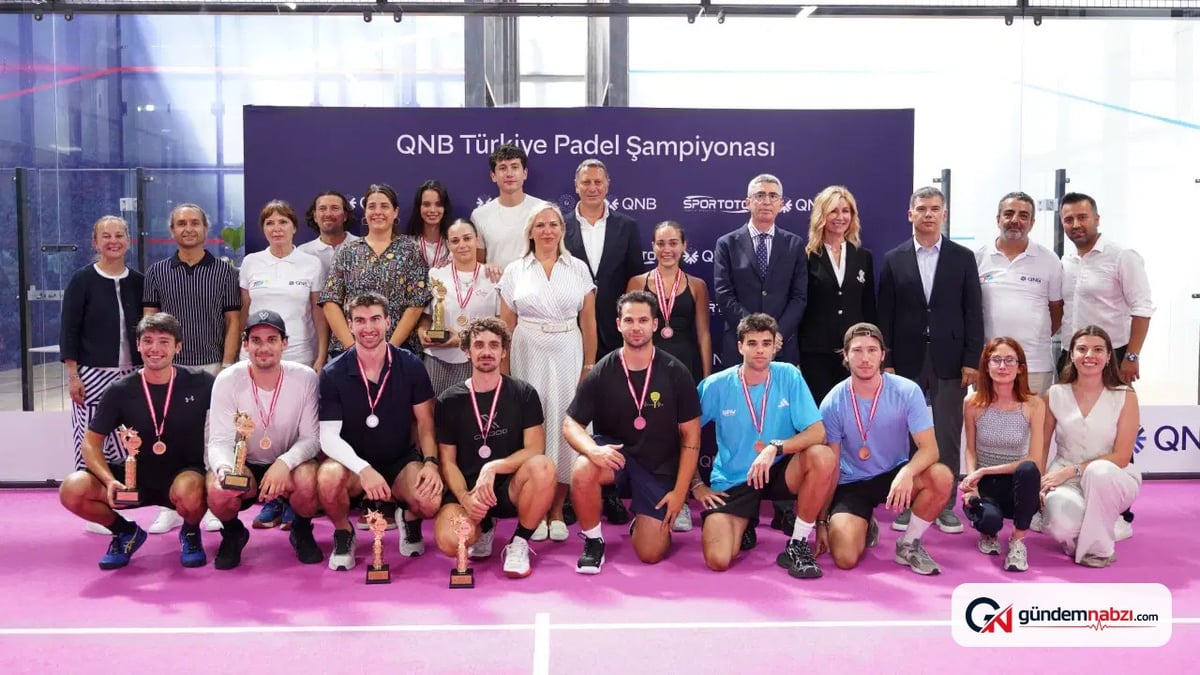Türkiye'nin ilk padel şampiyonası sona erdi