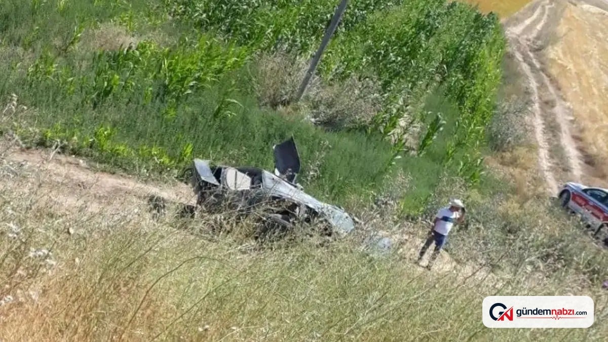 Kayseri'de tarlaya devrilen otomobildeki baba-oğul hayatını kaybetti