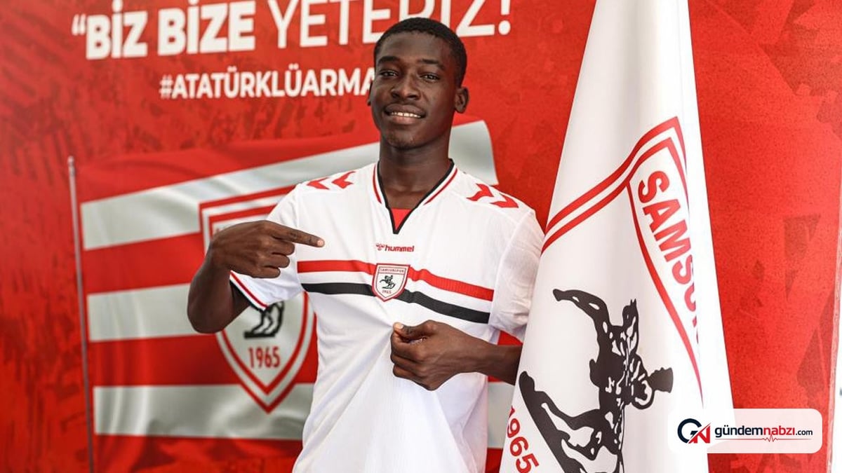 Samsunspor, Çadlı Genç futbolcu Mbatoloum Daniel ile 5 yıllık sözleşme imzaladı