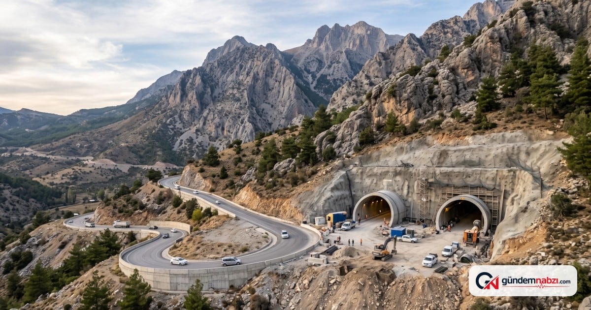 Antalya-Burdur kara yolundaki Çubukbeli Tüneli'nde çalışmalar yeniden başladı