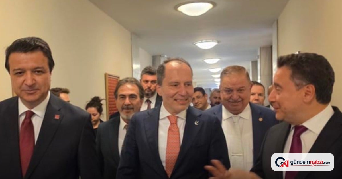 Üç liderden Meclis'te buluşma: İttifak iddialarına yanıt