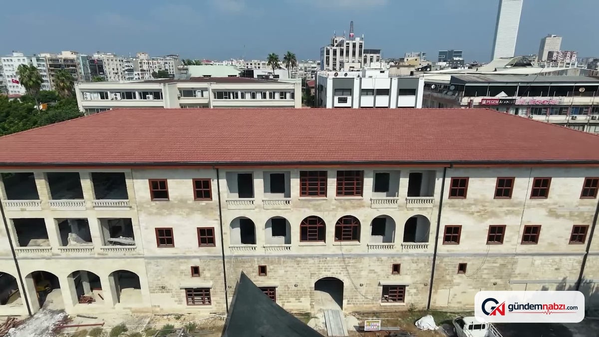Mersin'in tarihi Taş Binası Kent Müzesi'ne dönüştürülüyor