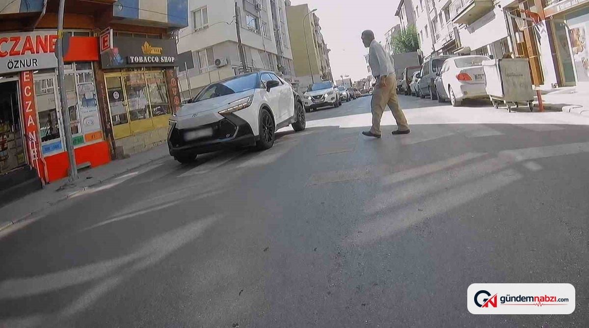 Eskişehir'de yaya geçidinde öncelik ihlali