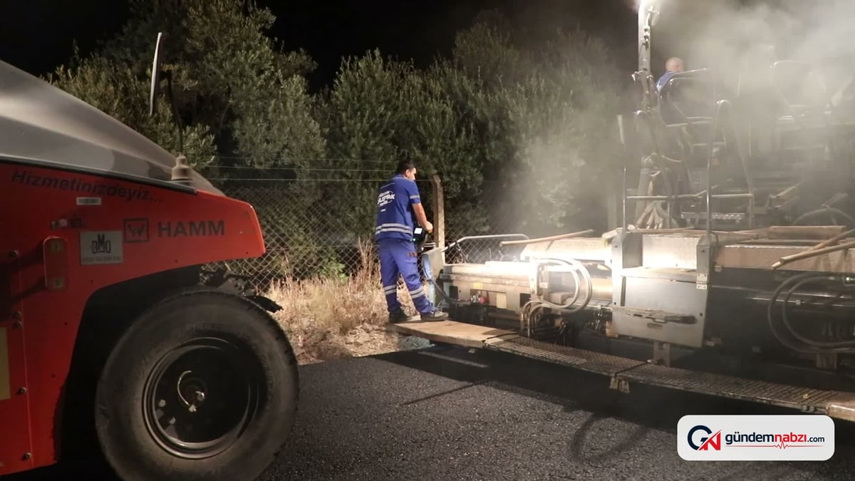 İzmir'de 15,5 kilometrelik yol yenileme çalışması başladı