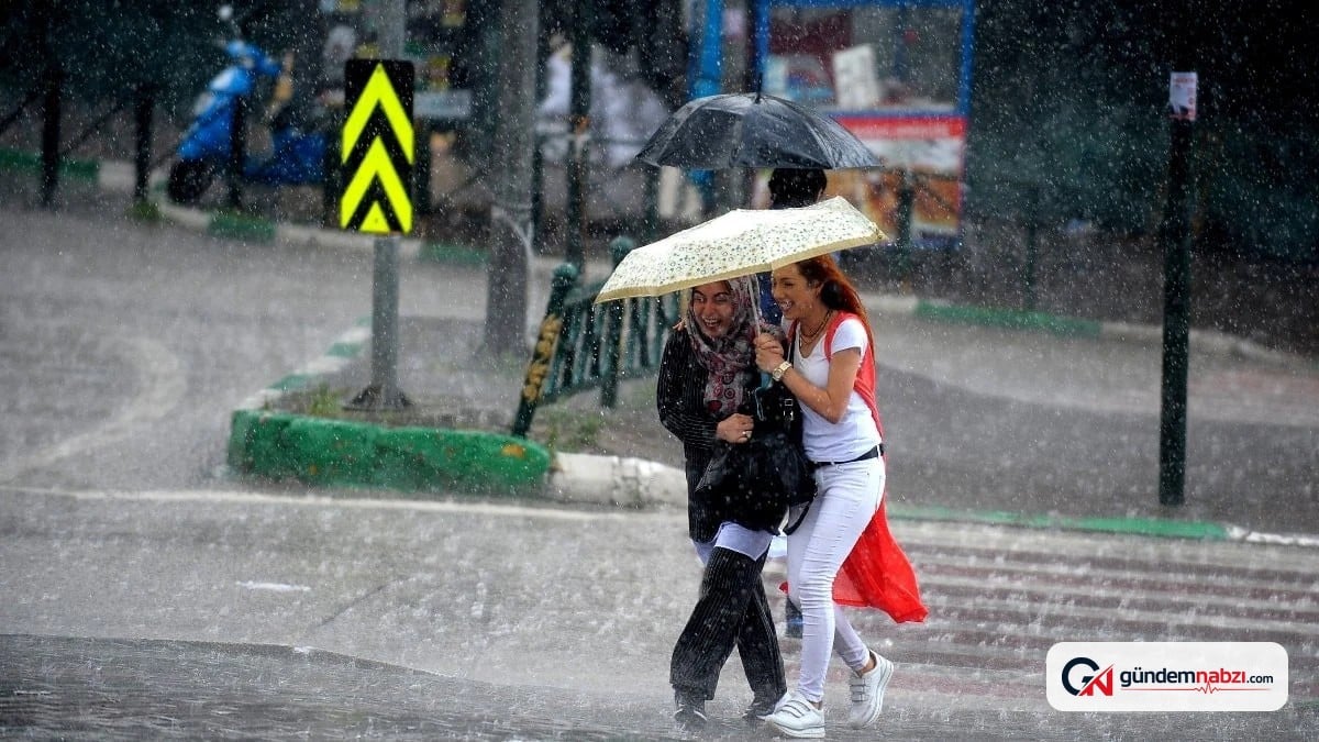 Meteoroloji 4 il için kuvvetli sağanak yağışı uyarısı yaptı